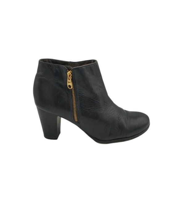 Botine dama Tamaris 41, piele, negru - imagine 1