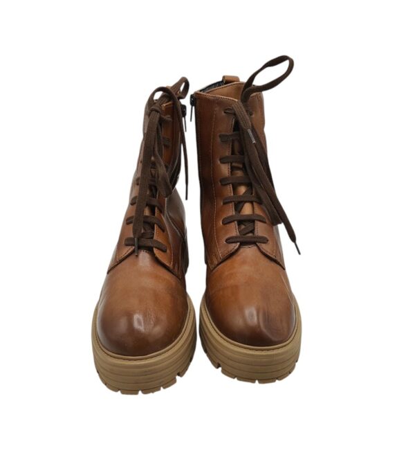 Ghete dama Sommerkind 41, piele, maro - imagine 3