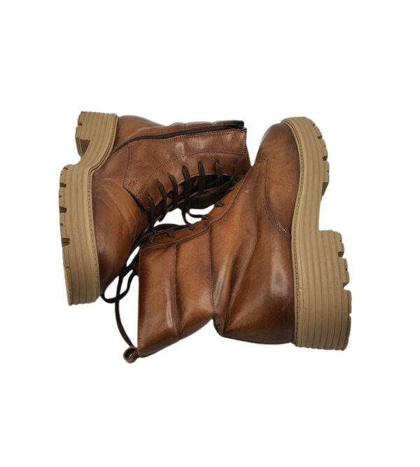 Ghete dama Sommerkind 41, piele, maro - imagine 4