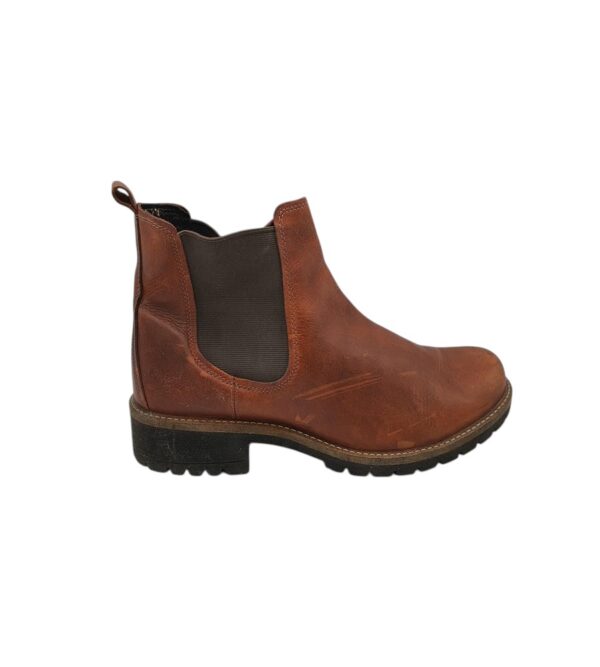 Ghete dama Ecco 42, piele, maro - imagine 1