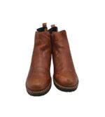 Ghete dama Ecco 42, piele, maro - imagine 3