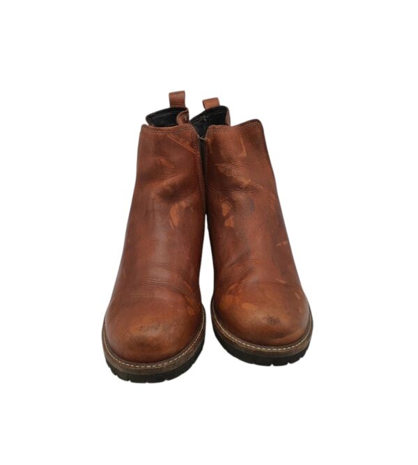 Ghete dama Ecco 42, piele, maro - imagine 3