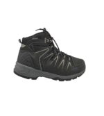 Ghete barbati 43, imitatie de piele, material textil, negru, waterproof