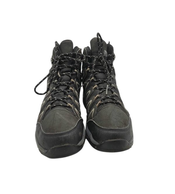 Ghete barbati 43, imitatie de piele, material textil, negru, waterproof - imagine 3