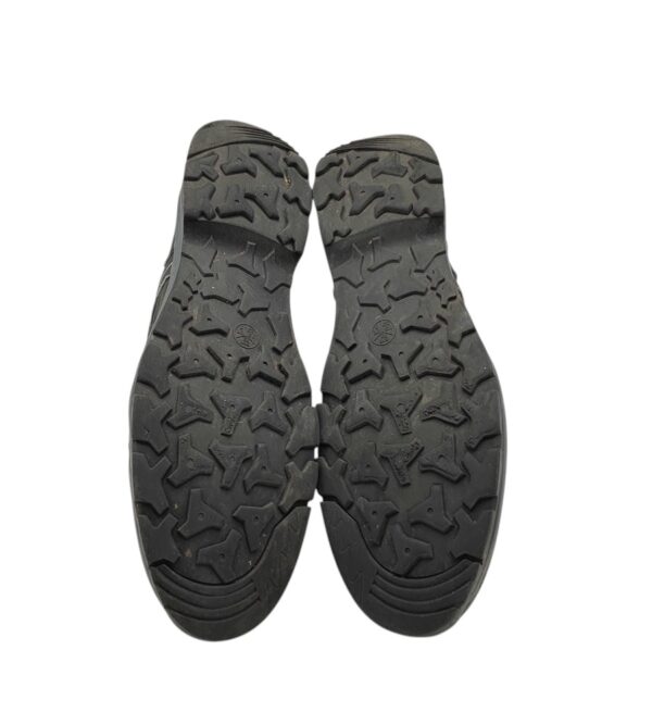 Ghete barbati 43, imitatie de piele, material textil, negru, waterproof - imagine 5