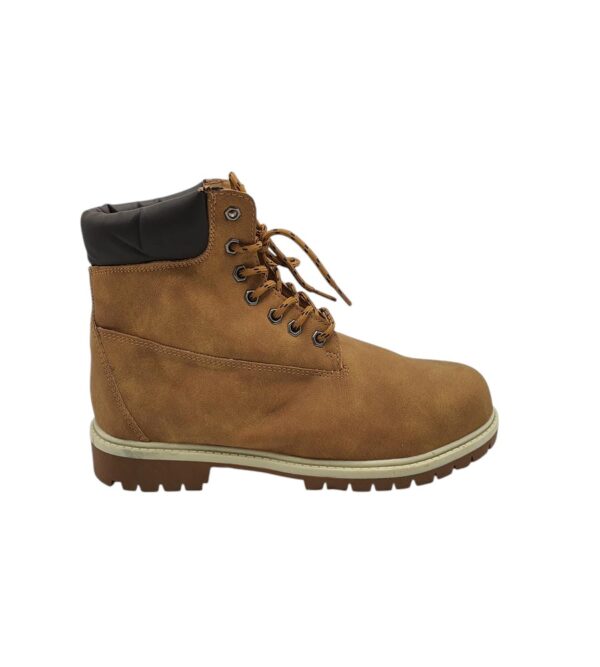 Ghete barbati Livergy 43, imitatie de piele, maro, imblanite - imagine 1
