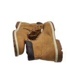 Ghete barbati Livergy 43, imitatie de piele, maro, imblanite - imagine 4