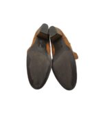 Botine dama  39, material textil, maro - imagine 5