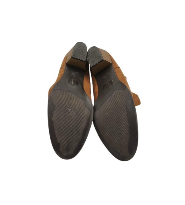 Botine dama  39, material textil, maro - imagine 5