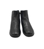 Ghete dama Caprice 39, piele, negru, imblanite - imagine 3