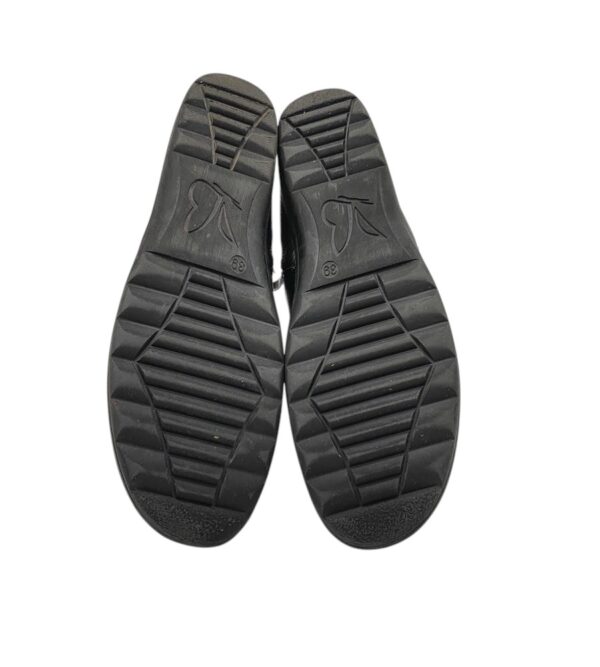 Ghete dama Caprice 39, piele, negru, imblanite - imagine 5