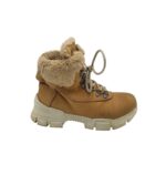 Ghete dama Pajar 38, piele, maro, imblanite