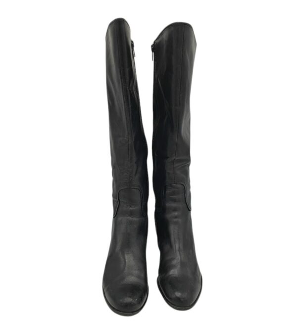Cizme dama Caprice 37, piele, negru, imblanite - imagine 3