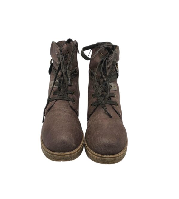 Ghete dama Footflexx 38, imitatie de piele, bej - imagine 3