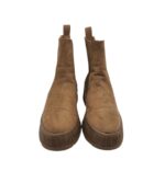 Botine dama Primark 38, material textil, maro - imagine 3