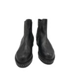 Botine dama Ykx 37, piele, negru - imagine 3