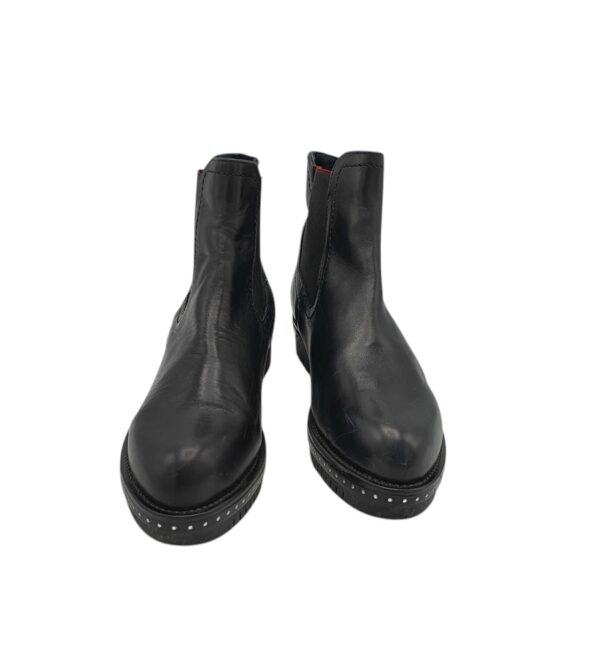 Botine dama Ykx 37, piele, negru - imagine 3