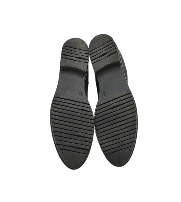 Botine dama Ykx 37, piele, negru - imagine 5