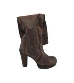 Cizme dama 41, piele, maro