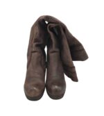 Cizme dama 41, piele, maro - imagine 3