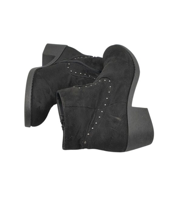 Botine dama Graceland 41, material textil, negru - imagine 4