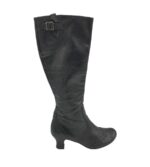 Cizme dama Paul Green 39, piele, negru