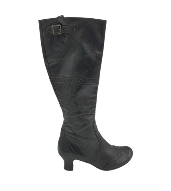 Cizme dama Paul Green 39, piele, negru - imagine 1