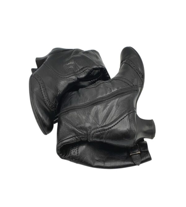 Cizme dama Paul Green 39, piele, negru - imagine 2