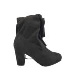 Cizme dama 43, material textil, negru