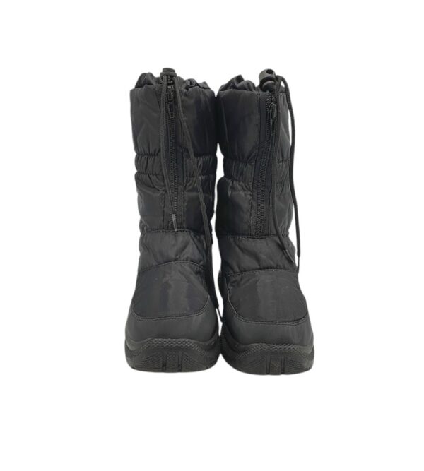 Cizme dama Cortina 36, imitatie de piele , material textil, negru - imagine 3