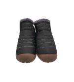 Ghete dama Fashion 39, material textil, negru - imagine 3