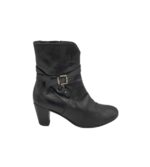 Cizme dama Dean 40, piele, negru