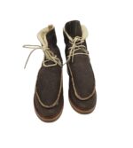 Ghete dama Crikit  37, piele, maro, imblanite - imagine 3