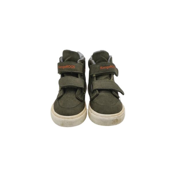 Ghete copii Kangaroos 23, imitatie de piele, verde, captusiti - imagine 3