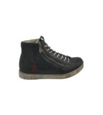 Ghete dama Rieker 38, imitatie de piele,  negru