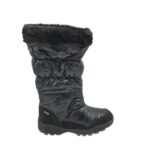 Cizme dama Tentex 36, material textil, negru, imblanite
