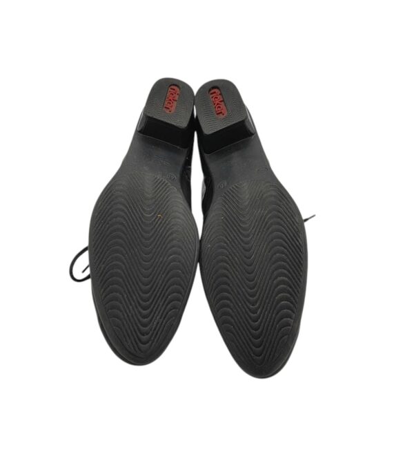 Botine dama Rieker 40, piele, negru - imagine 5