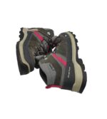 Ghete dama Quechua 37, material textil, imitatie de piele, gri negru, waterproof - imagine 4