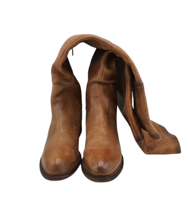 Cizme dama Franco Sarto 39, piele, maro - imagine 3
