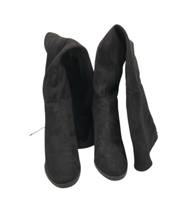 Cizme dama 41, material textil, negru - imagine 3