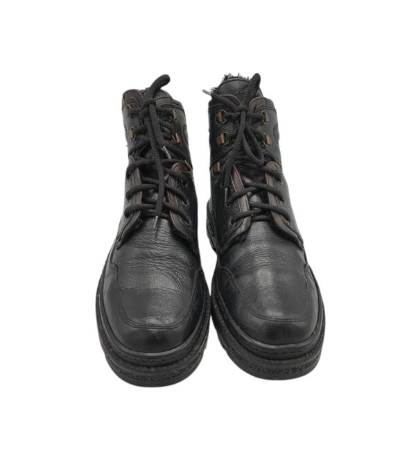 Ghete barbati Easy Street 42, piele, negru - imagine 3