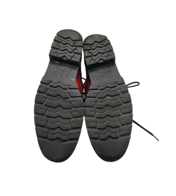 Ghete dama Paul Green 39, piele, rosu - imagine 5