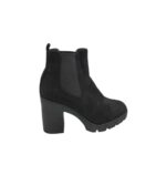 Botine dama Topshop 36, material textil, negru