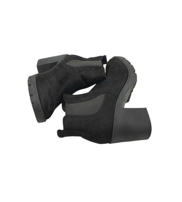 Botine dama Topshop 36, material textil, negru - imagine 4