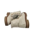 Ghete dama 39, imitatie de piele, bej, imblanite - imagine 4
