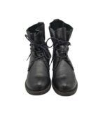 Ghete dama 40, piele, negru - imagine 3