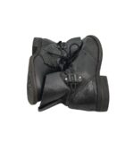Ghete dama 40, piele, negru - imagine 4