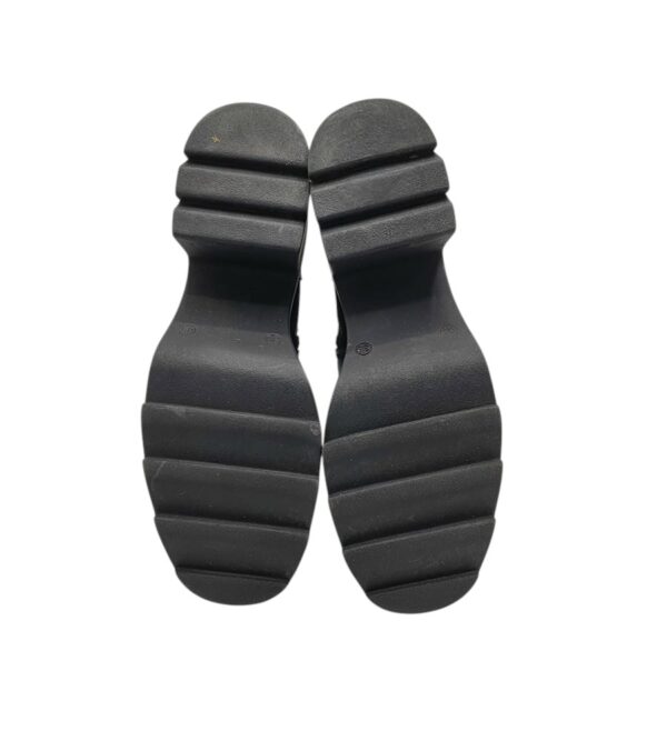 Ghete dama 38, imitatie de piele, negru - imagine 5