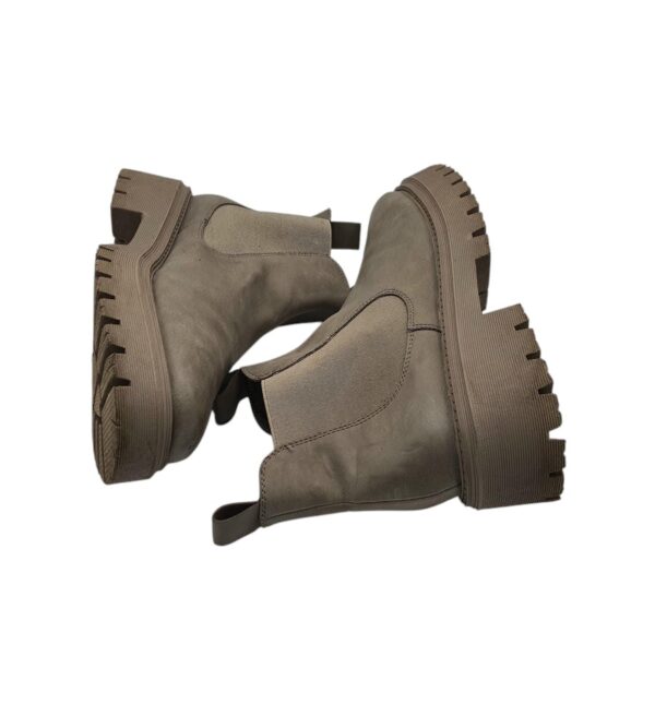 Ghete dama Catwalk 41, imitatie de piele, bej - imagine 4