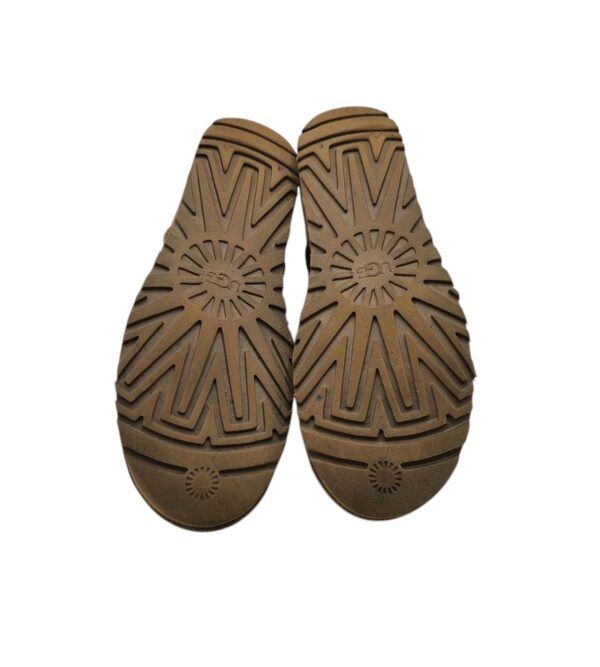 Cizme dama Ugg 37, piele intoarsa, maro, imblanite - imagine 5